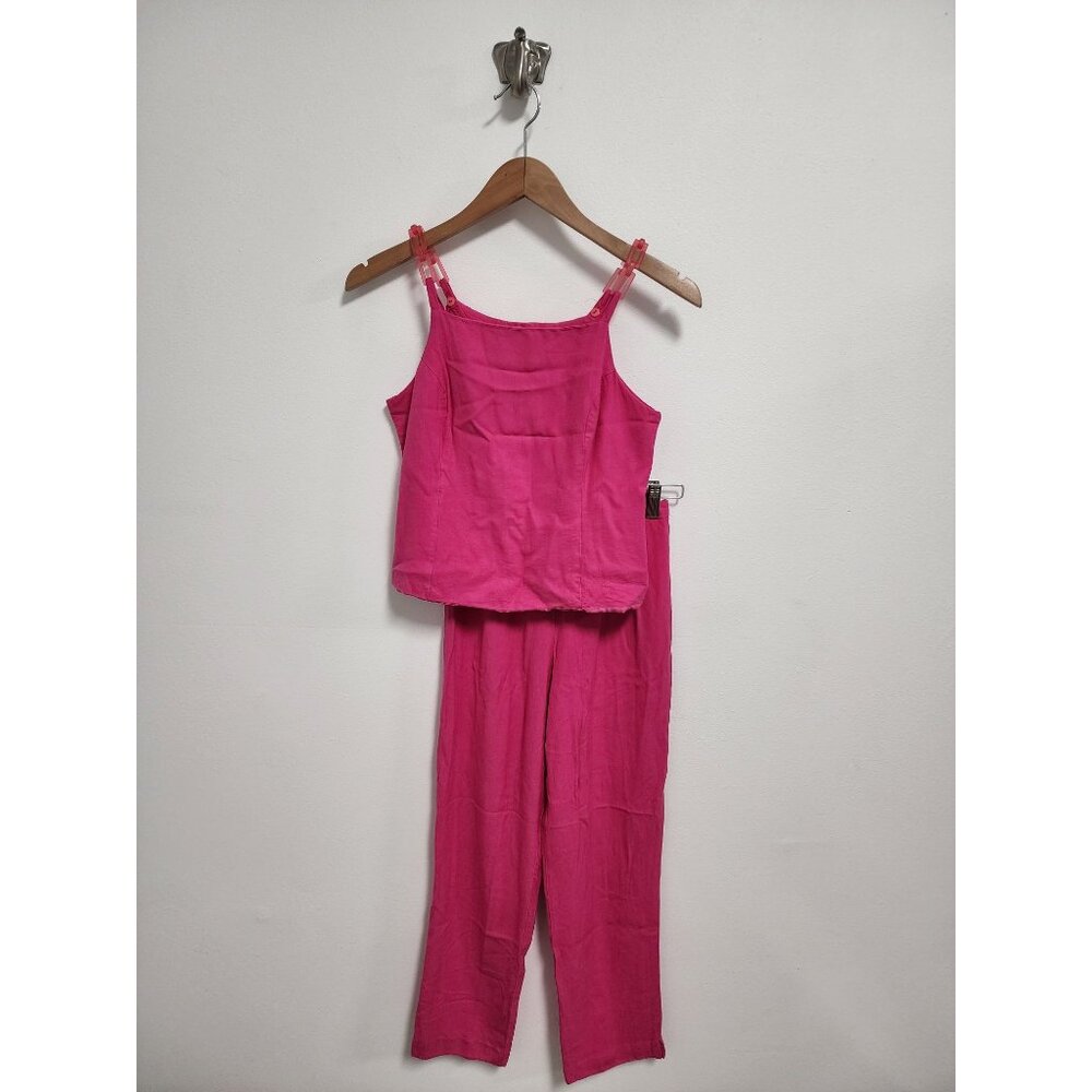 Misty Lane pink tank top & pants set 4